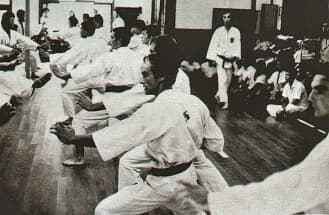 Kobe Honbu Dojo with Tani, Nanbu and Kimura